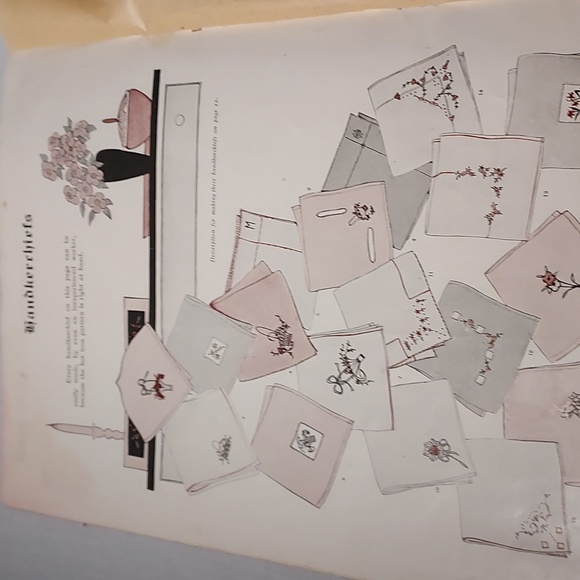 Vintage 1921 J & P Coats Embroidery and Hot Iron Patterns - Picture 4 of 10